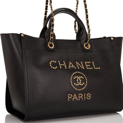 chanel tote black bag|chanel shopping tote price.